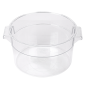 Image BAC ALIMENTAIRE 2 L Ø 18,4x10,9 CM TRANSPARENT POLYCARBONATE (1 UNITÉ) #1