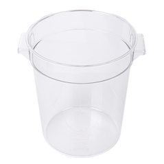 Image BAC ALIMENTAIRE 4 L Ø 18,4x21,4 CM TRANSPARENT POLYCARBONATE (1 UNITÉ) #1