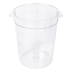 Image RÉCIPIENT ALIMENTAIRE 7,5 L Ø 22,4x27,9 CM TRANSPARENT POLYCARBONATE (1 UNITÉ) #1