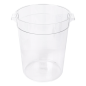 Image RÉCIPIENT ALIMENTAIRE 7,5 L Ø 22,4x27,9 CM TRANSPARENT POLYCARBONATE (1 UNITÉ) #1
