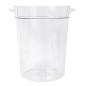 Image RÉCIPIENT ALIMENTAIRE 7,5 L Ø 22,4x27,9 CM TRANSPARENT POLYCARBONATE (1 UNITÉ) #2