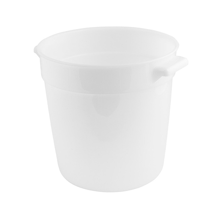 Image BAC 10 L Ø 31,2x20,8 CM BLANC PEHD (1 UNITÉ) #1