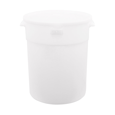 Image BAC 18 L Ø 31,4x37,8 CM BLANC PEHD (1 UNITÉ) #1