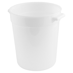 Image BAC 18 L Ø 31,4x37,8 CM BLANC PEHD (1 UNITÉ) #3