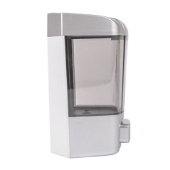 DISTRIBUTEUR 800 ML 12x10,5x18 CM GRIS ABS (1 UNITÉ)