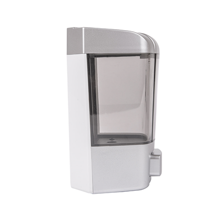 DISTRIBUTEUR 800 ML 12x10,5x18 CM GRIS ABS (1 UNITÉ)