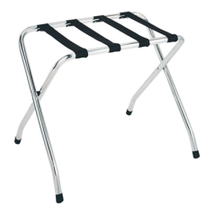 Image POSE VALISES PLIABLE SANS DOSSIER 'ARROW'  66x36,5x56 CM CHROME ACIER (1 UNITÉ) #1