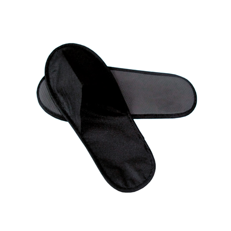 Image CHAUSSONS  28x11 CM NOIR SPUNBOND (500 UNITÉ) #1