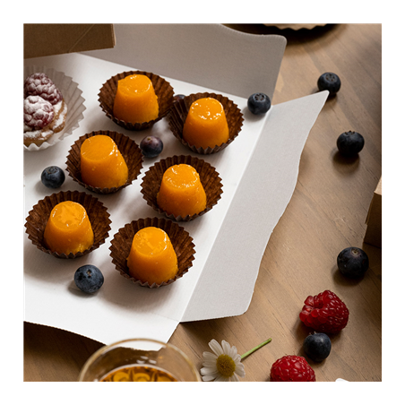 CAPSULES 'PETITS FOURS' 50 G/M2 Ø 4x2,5 CM CACAO PARCH.INGRAISSABLE (2000 UNITÉ)