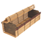 Image BOÎTES SUSHI  23x8x6 CM NATUREL BAMBOU (24 UNITÉ) #1