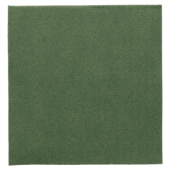 Image SERVIETTES ECOLABEL 'DOUBLE POINT' 18 G/M2 33x33 CM VERT JAGUAR OUATE (1200 UNITÉ) #1