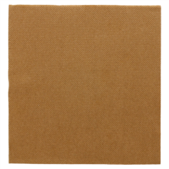 Image SERVIETTES ECOLABEL 'DOUBLE POINT' 18 G/M2 33x33 CM HAVANE OUATE (1200 UNITÉ) #1