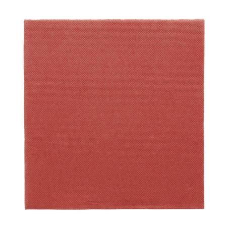 Image SERVIETTES ECOLABEL 'DOUBLE POINT' 18 G/M2 33x33 CM BORDEAUX OUATE (1200 UNITÉ) #1