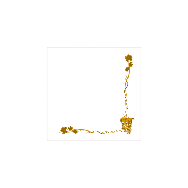 SERVIETTES ECOLABEL 'DOUBLE POINT - BACCHUS' 18 G/M2 40x40 CM BLANC OUATE (1200 UNITÉ)