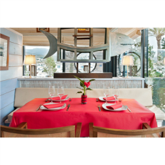 Image SERVIETTES  55 G/M2 40x40 CM ROUGE AIRLAID (700 UNITÉ) #5