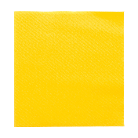 Image SERVIETTES  55 G/M2 40x40 CM JAUNE FONCÉ AIRLAID (700 UNITÉ) #1