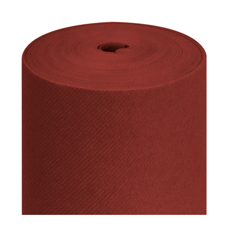 Image NAPPE EN ROULEAU  55 G/M2 1,20x50 M BORDEAUX AIRLAID (1 UNITÉ) #1