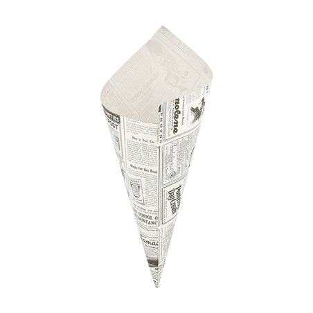 Image SACHETS EN POINTE 'TIMES' 400 G 70 G/M2 34x24 CM BLANC PARCH.INGRAISSABLE (1000 UNITÉ) #1