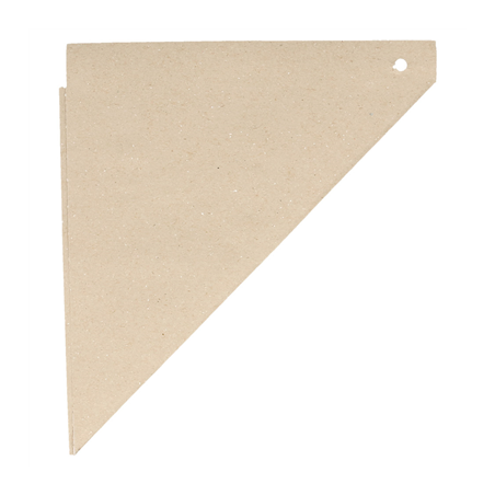 SACHETS EN POINTE - BICLASSE 100 G 150 G/M2 24x17 CM BLANC/ECRU PAPEL BICLASE (2000 UNITÉ)