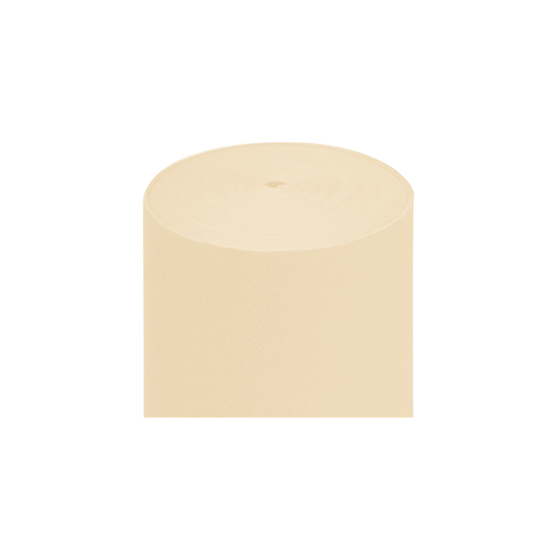 NAPPE PRÉ-DÉCOUPÉE - 60 SEGMENTS  55 G/M2 120x120 CM IVOIRE AIRLAID (4 UNITÉ)