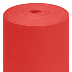 Image NAPPE EN ROULEAU  55 G/M2 1,20x50 M ROUGE AIRLAID (1 UNITÉ) #1