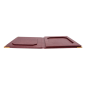 BOÎTE POUR ADDITION ET CHANGE 17x22,8x2 CM BORDEAUX CUIR (1 UNITÉ) Image BOÎTE POUR ADDITION ET CHANGE 17x22,8x2 CM BORDEAUX CUIR (1 UNITÉ) #2