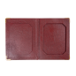 BOÎTE POUR ADDITION ET CHANGE 17x22,8x2 CM BORDEAUX CUIR (1 UNITÉ) Image BOÎTE POUR ADDITION ET CHANGE 17x22,8x2 CM BORDEAUX CUIR (1 UNITÉ) #3