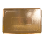 Image PLATEAUX AVEC ANSES  750 G/M2 24x38+2 CM OR/NOIR CARTON (100 UNITÉ) #3