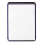 Image MENU "AMÉRICAIN" DIN-A5 1 CORPS   BLEU PVC (1 UNITÉ) #1