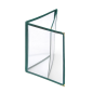 Image MENU "AMÉRICAIN" DIN-A4 3 CORPS   VERT PVC (1 UNITÉ) #1