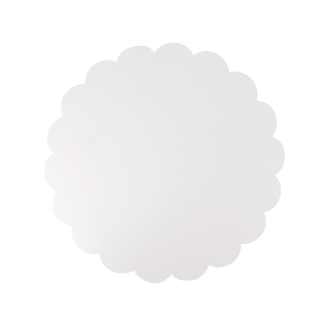 Image DISQUES PLATS PÂTISSERIE  350 G/M2 Ø 35 CM BLANC CARTON (250 UNITÉ) #1