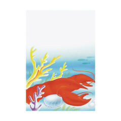 Image PAGES DIN-A4 "POISSON" 21x29,7 CM ASSORTI PAPIER (50 UNITÉ) #1