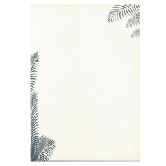 Image FEUILLES DIN A-4 "MEDITERRANEE"  21x29,7 CM BLANC PAPIER (100 UNITÉ) #1