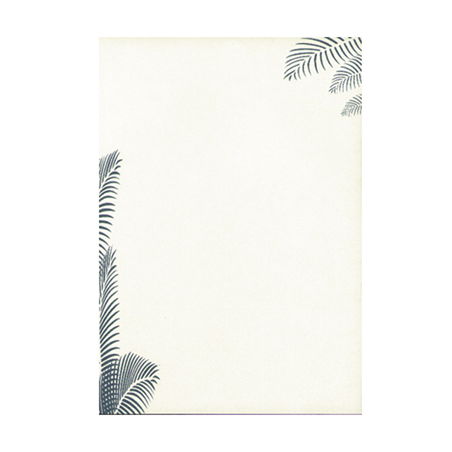 Image FEUILLES DIN A-4 "MEDITERRANEE"  21x29,7 CM BLANC PAPIER (100 UNITÉ) #1