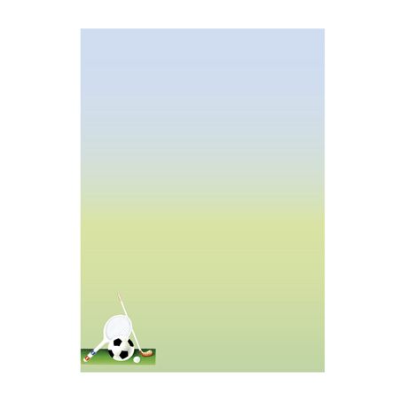 Image FEUILLES DIN A-4 "SPORTS"  21x29,7 CM ASSORTI PAPIER (100 UNITÉ) #1