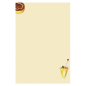 Image FEUILLES DIN A-4 "DESSERTS"  21x29,7 CM CREME PAPIER (100 UNITÉ) #1