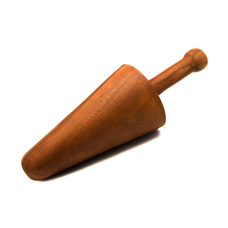 Image CÔNE POUR ENROULER PAPIER   NATUREL BOIS (1 UNITÉ) #1