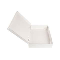 Image BOÎTES À PÂTES  348 G/M2 40x30x8 CM BLANC CARTON (50 UNITÉ) #4