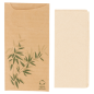 SACS COUVERTS + SERVIETTE 'JUST IN TIME - FEEL GREEN' 80 + 10PE G/M2 11,2x22,5 CM NATUREL KRAFT VERGÉ (400 UNITÉ) Image SACS COUVERTS + SERVIETTE 'JUST IN TIME - FEEL GREEN' 80 + 10PE G/M2 11,2x22,5 CM NATUREL KRAFT VERGÉ (400 UNITÉ) #3