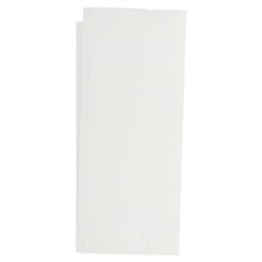 Image SACS COUVERTS + SERVIETTE 'JUST IN TIME - VICHY' 90 + 10PE G/M2 11,2x22,5 CM BLANC CELLULOSE (400 UNITÉ) #4