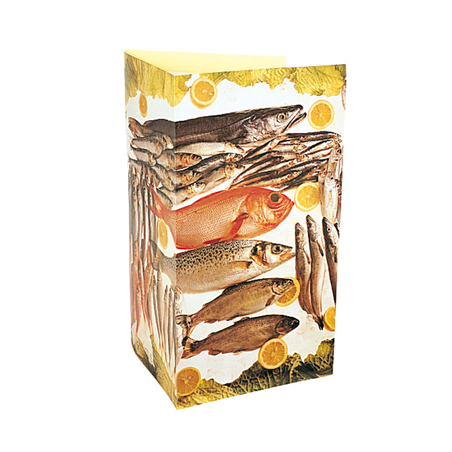 Image CARTE EN 3 VOLETS "POISSON"  47x30 CM ASSORTI CARTON (1 UNITÉ) #1