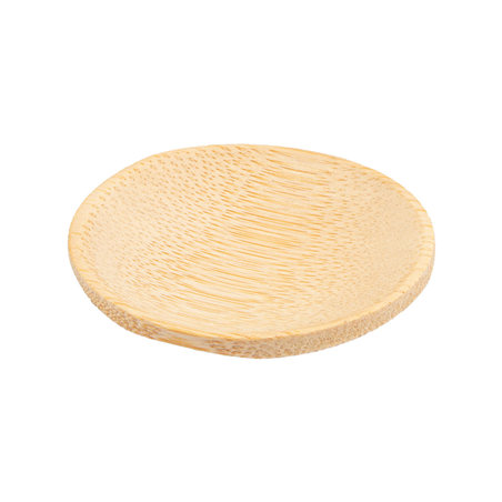 Image MINI ASSIETTES RONDES  Ø 6 CM NATUREL BAMBOU (24 UNITÉ) #1