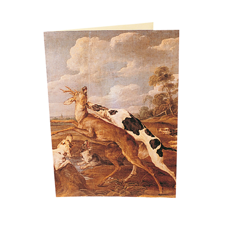 Image CARTE 2 VOLETS "CHEVREUILS"  48x33 CM ASSORTI CARTON (1 UNITÉ) #1