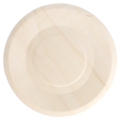 Image ASSIETTES RONDES 'WOOD'  Ø 15,5x1 CM NATUREL BOIS (50 UNITÉ) #1