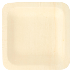 Image ASSIETTES CARRÉES 'WOOD'  11,5x11,5x1,5 CM NATUREL BOIS (50 UNITÉ) #3