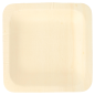 Image ASSIETTES CARRÉES 'WOOD'  11,5x11,5x1,5 CM NATUREL BOIS (50 UNITÉ) #3