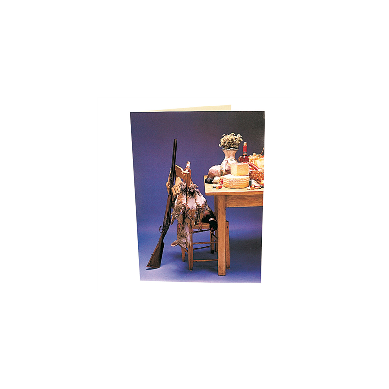 CARTE 2 VOLETS "CHASSE" 48x33 CM ASSORTI CARTON (1 UNITÉ) CARTE 2 VOLETS "CHASSE" 48x33 CM ASSORTI CARTON (1 UNITÉ)