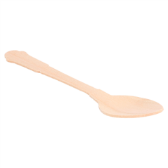 CUILLÈRES À CAFÉ 'CLASSIC' 12 CM NATUREL BOIS (100 UNITÉ)