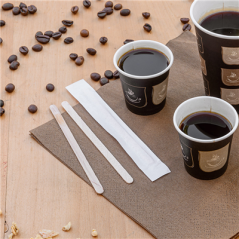 Image AGITATEURS CAFÉ EN SACHET INDIVIDUEL  0,6x14x0,1 CM NATUREL BOIS (500 UNITÉ) #5