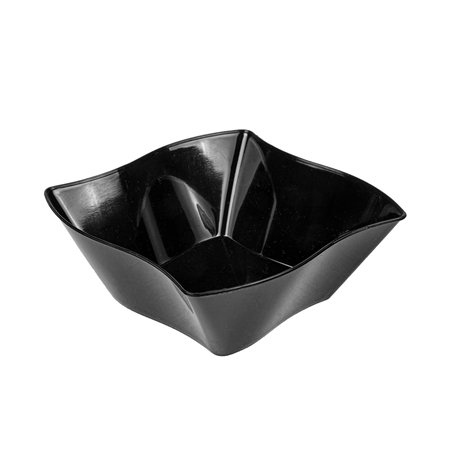 Image MISES EN BOUCHE RÉUTILISABLES "ÉTOILE" 150 ML 9x9x3,5 CM NOIR PS (600 UNITÉ) #1